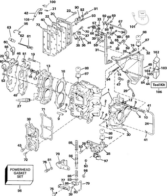 EVINRUDE-JOHNSON 125529 Screw | New P/N For 2003 EVINRUDE-JOHNSON 125529 Screw | New P/N For 2003