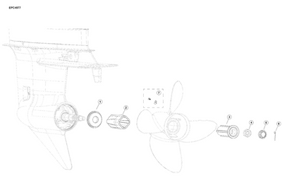 EVINRUDE-JOHNSON 128805 Thrust Bushing EVINRUDE-JOHNSON 128805 Thrust Bushing