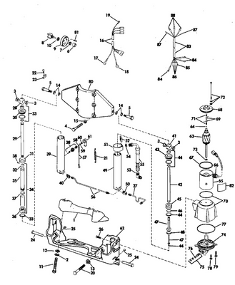EVINRUDE-JOHNSON 172856 Thru Bolt Package