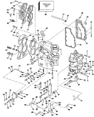 EVINRUDE-JOHNSON 206409 Pivot Screw