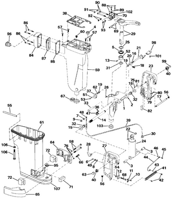 EVINRUDE-JOHNSON 211388 Decal