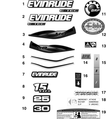 EVINRUDE-JOHNSON 215816 Evinrude E-Tec - Port | Included With "Engine Cover Assy" - 25-30 Hp Models EVINRUDE-JOHNSON 215816 Evinrude E-Tec - Port | Included With "Engine Cover Assy" - 25-30 Hp Models