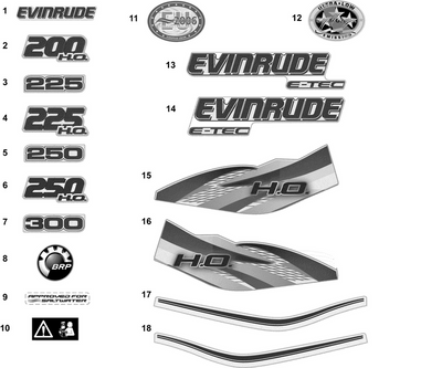 EVINRUDE-JOHNSON 215866 Evinrude E-Tec, Port - H.O. | Included With Engine Cover Assy. EVINRUDE-JOHNSON 215866 Evinrude E-Tec, Port - H.O. | Included With Engine Cover Assy.