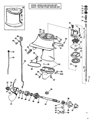 EVINRUDE-JOHNSON 304071 . Screw, Gearcase EVINRUDE-JOHNSON 304071 . Screw, Gearcase
