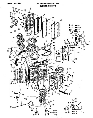 EVINRUDE-JOHNSON 305121 Plug, Cylinder