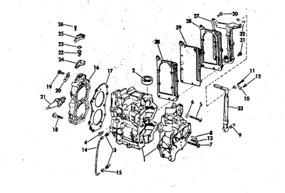 EVINRUDE-JOHNSON 306462 Screw, Cyl. To C'Case EVINRUDE-JOHNSON 306462 Screw, Cyl. To C'Case