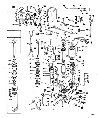 EVINRUDE-JOHNSON 307987 . . Thumb Screw, Cover