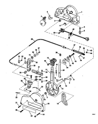 EVINRUDE-JOHNSON 310700 Lever, Idle Adjustment EVINRUDE-JOHNSON 310700 Lever, Idle Adjustment