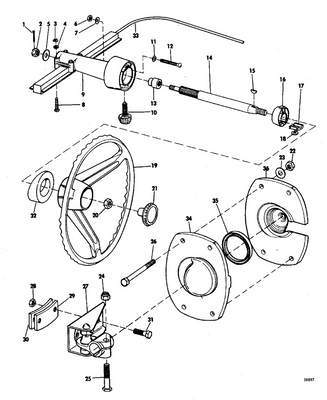 EVINRUDE-JOHNSON 312207 Bolt,Hex Head