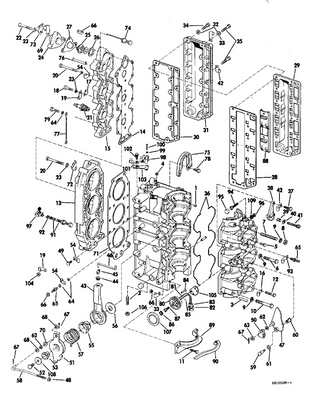 EVINRUDE-JOHNSON 314235 Gasket, Vac. Switch