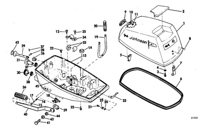 EVINRUDE-JOHNSON 314815 Bushing