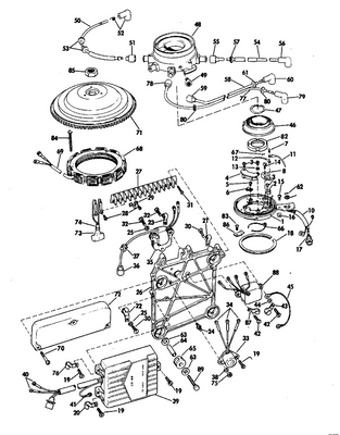 EVINRUDE-JOHNSON 315004 . . Jumper, Terminal Board