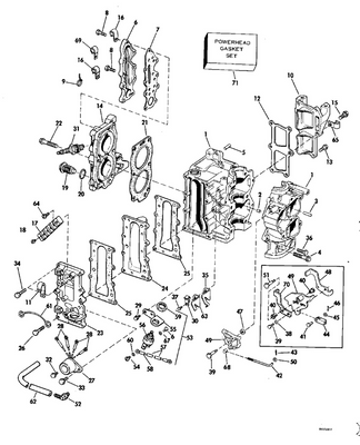 EVINRUDE-JOHNSON 315260 Screw, Rectifier Mounting