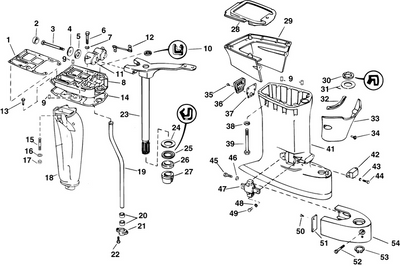 EVINRUDE-JOHNSON 316233 Screw, Cover To Bracket EVINRUDE-JOHNSON 316233 Screw, Cover To Bracket