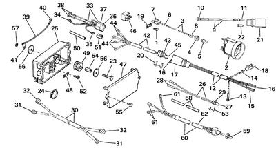 EVINRUDE-JOHNSON 318606 Cable Clamp EVINRUDE-JOHNSON 318606 Cable Clamp