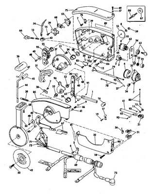 EVINRUDE-JOHNSON 318607 Cable Clamp EVINRUDE-JOHNSON 318607 Cable Clamp