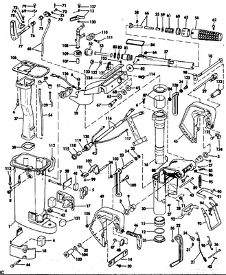 EVINRUDE-JOHNSON 319055 Pin, Link To Bracket EVINRUDE-JOHNSON 319055 Pin, Link To Bracket