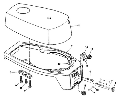 EVINRUDE-JOHNSON 320504 Screw, Bracket To Carburetor