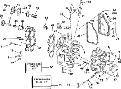EVINRUDE-JOHNSON 322567 Fitting, Flush EVINRUDE-JOHNSON 322567 Fitting, Flush