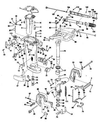 EVINRUDE-JOHNSON 324816 Screw, Anode