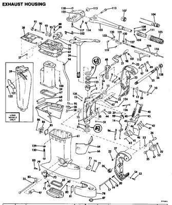 EVINRUDE-JOHNSON 325452 Bague Entre Barre Et Support EVINRUDE-JOHNSON 325452 Bague Entre Barre Et Support