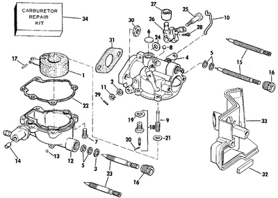 EVINRUDE-JOHNSON 330189 Screw