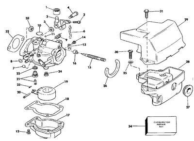 EVINRUDE-JOHNSON 330286 Link, Cam Follower EVINRUDE-JOHNSON 330286 Link, Cam Follower