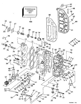 EVINRUDE-JOHNSON 333710 Screw, Anchor Bracket EVINRUDE-JOHNSON 333710 Screw, Anchor Bracket