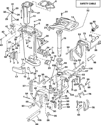 EVINRUDE-JOHNSON 333724 Screw | New P/N For 2003 EVINRUDE-JOHNSON 333724 Screw | New P/N For 2003