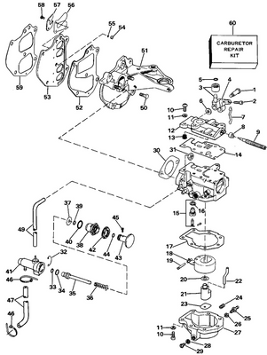 EVINRUDE-JOHNSON 334235 Link, Follower EVINRUDE-JOHNSON 334235 Link, Follower