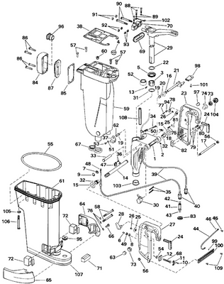EVINRUDE-JOHNSON 334341 Roller EVINRUDE-JOHNSON 334341 Roller