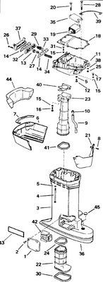 EVINRUDE-JOHNSON 334824 Seal, Cover EVINRUDE-JOHNSON 334824 Seal, Cover