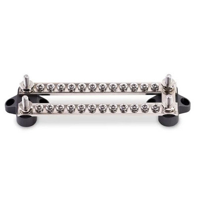 SIERRA FS46600 FS46600 Heavy Duty Dual Bus Bar - 12 Gang 100 Amp