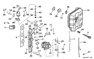 EVINRUDE-JOHNSON 339427 Gasket, Block To Manifold EVINRUDE-JOHNSON 339427 Gasket, Block To Manifold