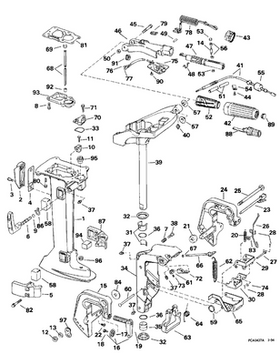 EVINRUDE-JOHNSON 339722 HelicoãDale, Poignã©E Tournante EVINRUDE-JOHNSON 339722 HelicoãDale, Poignã©E Tournante