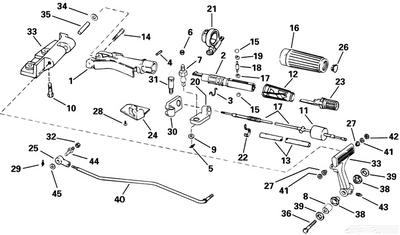 EVINRUDE-JOHNSON 345851 Connector, Throttle Cable EVINRUDE-JOHNSON 345851 Connector, Throttle Cable