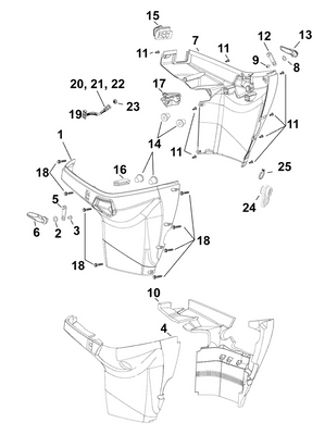 EVINRUDE-JOHNSON 350979 Insulation, Sound-Port