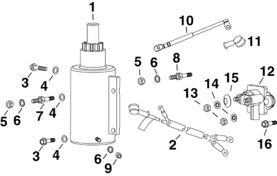 EVINRUDE-JOHNSON 354046 Rondelle, De Compression Cuivre