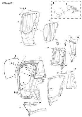EVINRUDE-JOHNSON 356489 Grommet, Starboard EVINRUDE-JOHNSON 356489 Grommet, Starboard