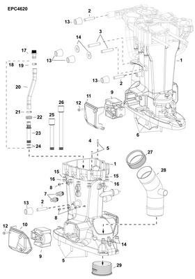 EVINRUDE-JOHNSON 356790 Grommet