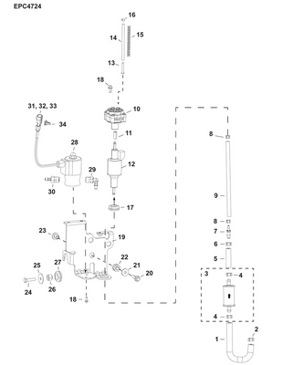 EVINRUDE-JOHNSON 357844 Fitting
