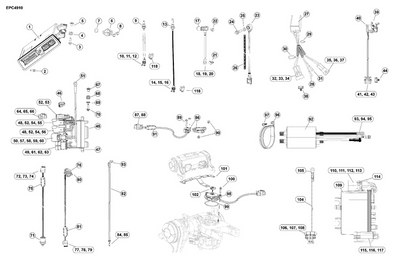 EVINRUDE-JOHNSON 358350 Screw, M5 X 25