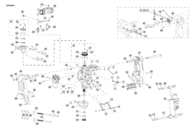 EVINRUDE-JOHNSON 359480 Lever, Sending Unit