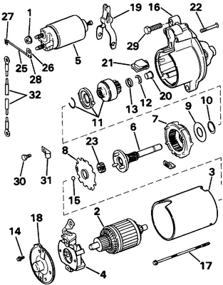 EVINRUDE-JOHNSON 3853736 E-Ring, Output Shaft