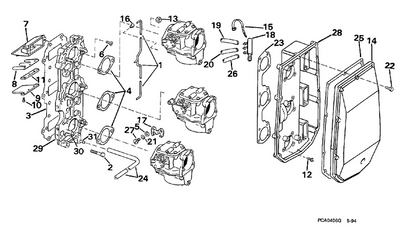 EVINRUDE-JOHNSON 434126 Manifold, Intake EVINRUDE-JOHNSON 434126 Manifold, Intake