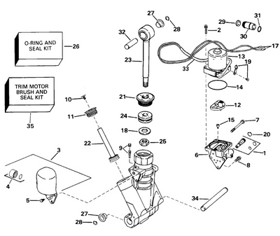 EVINRUDE-JOHNSON 435342 Cap & O-Ring Assembly EVINRUDE-JOHNSON 435342 Cap & O-Ring Assembly