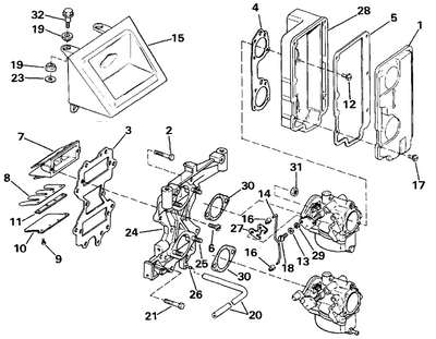 EVINRUDE-JOHNSON 436662 Bracket, Starter Handle EVINRUDE-JOHNSON 436662 Bracket, Starter Handle
