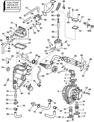 EVINRUDE-JOHNSON 438081 Switch, Vacuum EVINRUDE-JOHNSON 438081 Switch, Vacuum