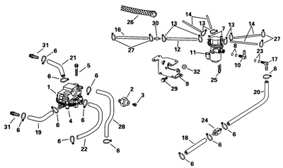 EVINRUDE-JOHNSON 439165 Check Valve