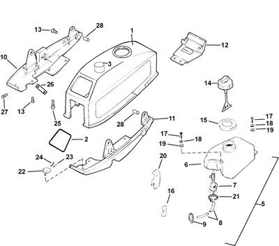 EVINRUDE-JOHNSON 451576 Lever, Lock, Motor Cover EVINRUDE-JOHNSON 451576 Lever, Lock, Motor Cover